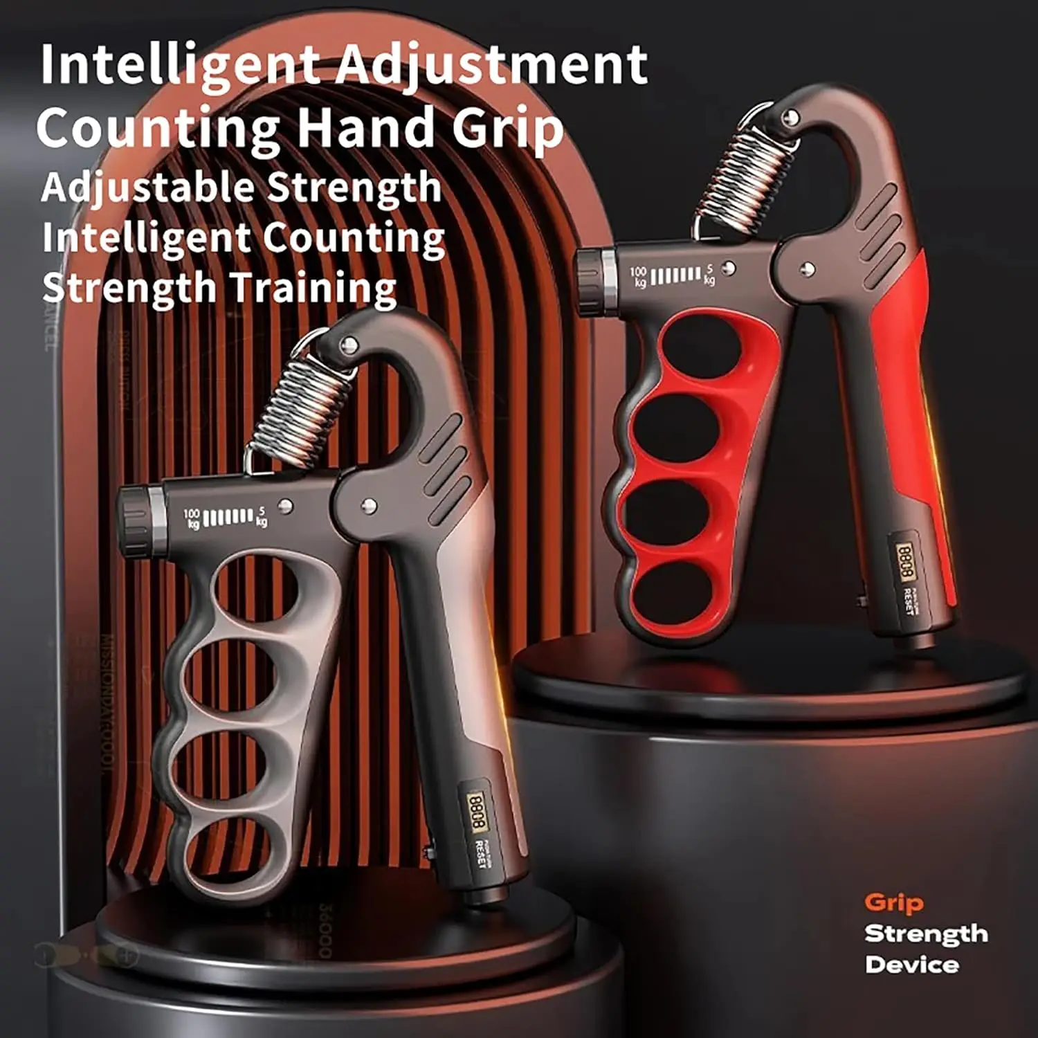 5-100kg Grip Strength Gym Wrist Expander Hand Strengthener Adjustable Muscle Recovery Fitness Hand Strength Exercise
