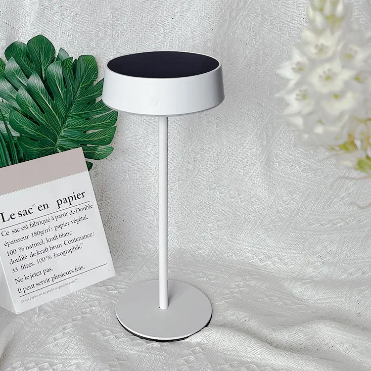 Solar-Powered Touch Dimmable Desk Lamp Waterproof Ambient Lighting New Energy Charging USB-C Night Light for Home Office