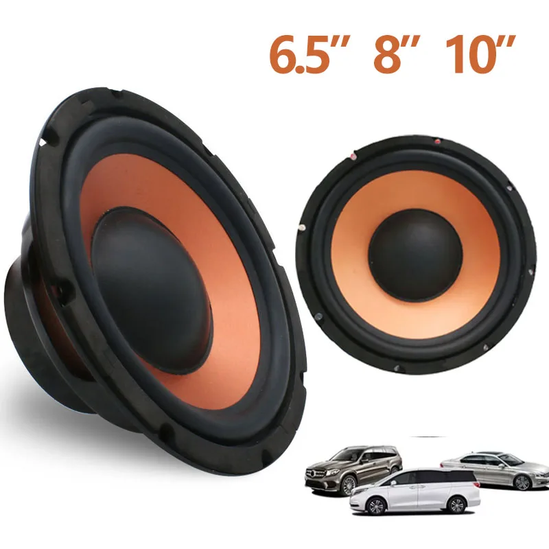 1pc Car Speaker Car Subwoofer Speaker Car Audio System 6.5/8/10 Inch Subwoofer Amplify Car Subwoofer Full Frequency Car Audio