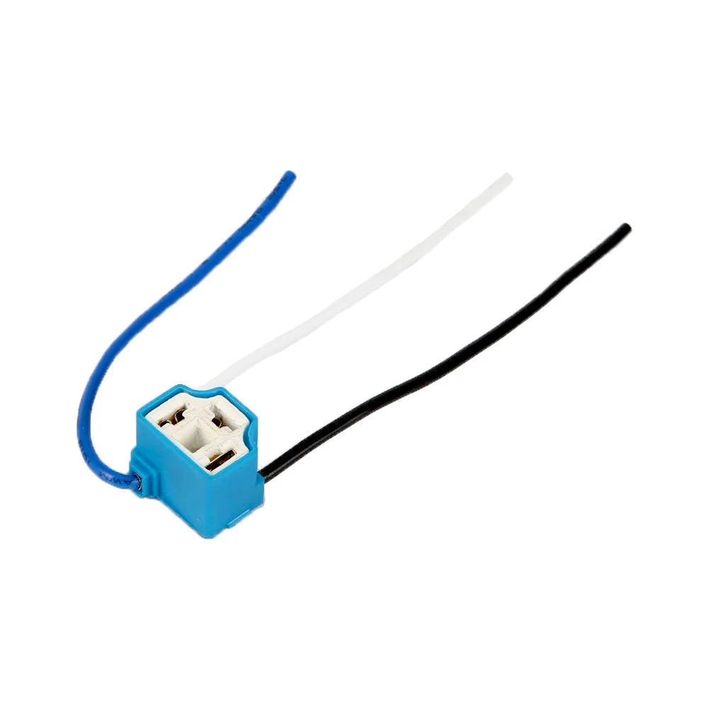 2PCS Weiblich/Männlich H4 Auto Scheinwerfer Lampenfassung Verlängerung Draht LED Lampe Stecker Keramik Nylon Adapter Buchse – Detail 5