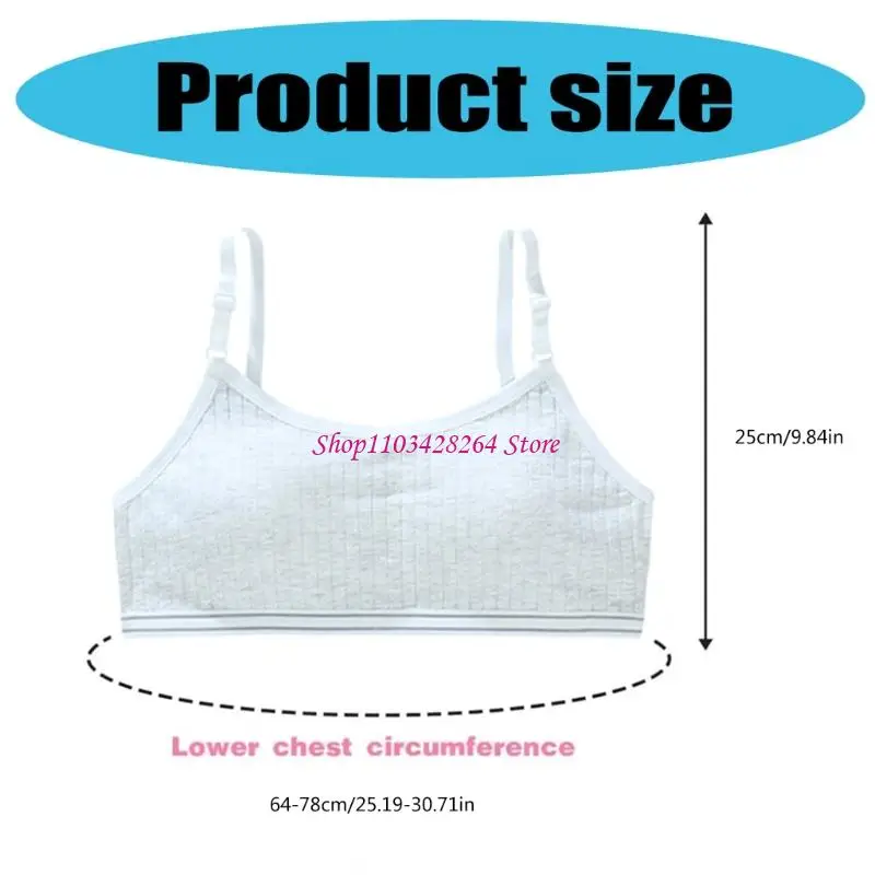 Zachte ademende kinderen Camisole Bra Junior High School Studenten Vesten ondergoed