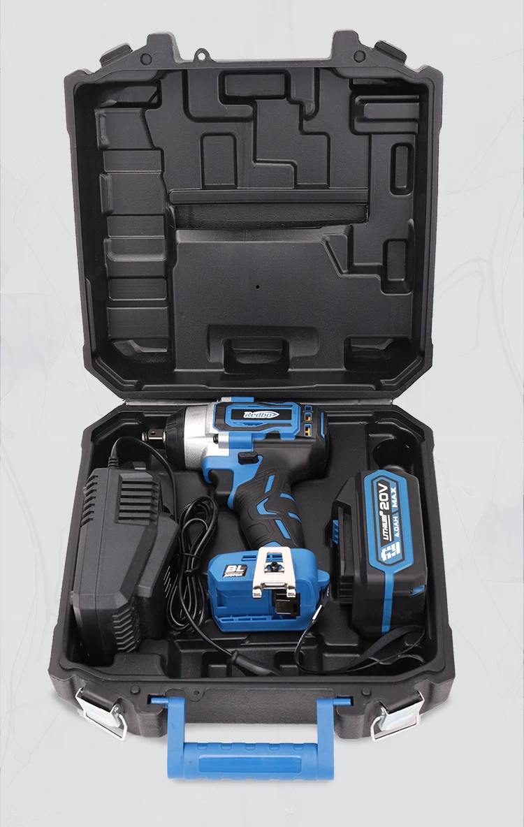 EDON 1/2 inch 21v electric 300 nm torque cordless impact wrench 2400rpm high speed 4.0AH Battery