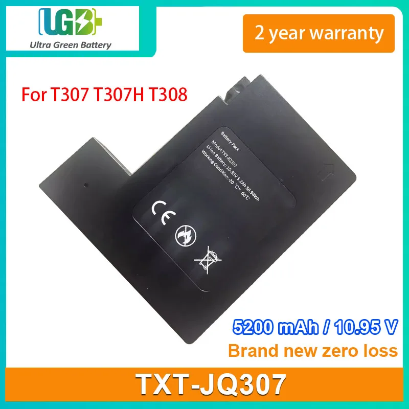 Imagem -01 - Ugb Fiber Fusion Splicing Machine Bateria T307 T307h T308 Txt-jq307 Splicer Bateria 5200mah 10.95v 54.94wh Novo ugb fiber fusion splicing machine bateria t307 t307h t308 txt jq307 splicer bateria 5200mah 1095v 5494wh novo 01