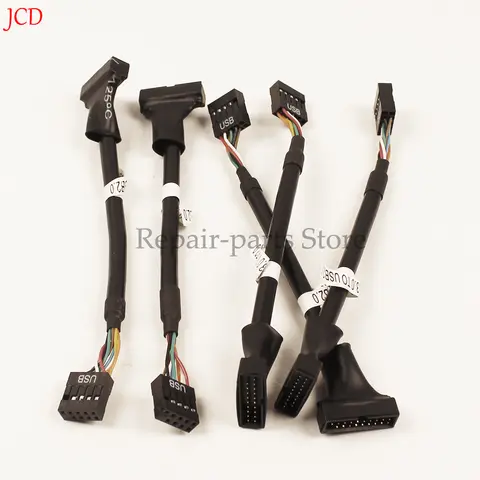 1-5PCS 19/20 Pin USB 3.0 Female To 9 Pin USB 2.0 Male Motherboard Header Adapter Cord