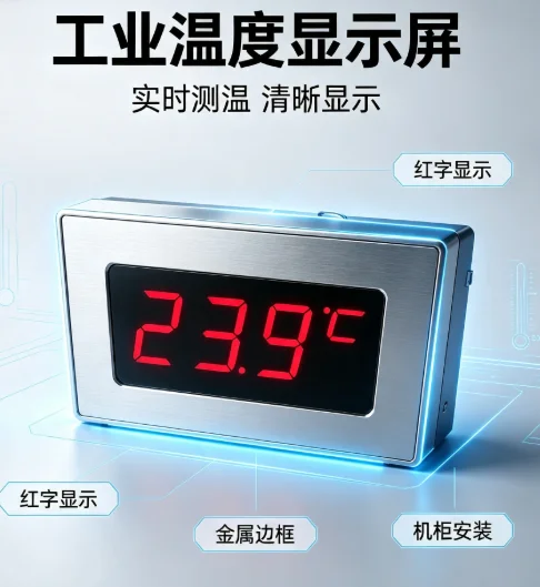high-precision-large-screen-digital-304-stainless-steel-display-for-freezer-aquarium-swimming-pool-9℃-to-99℃