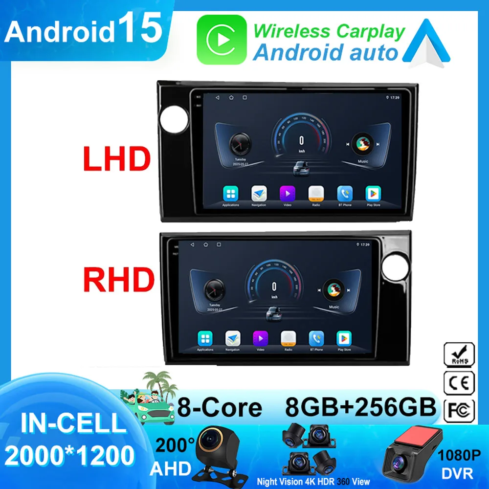 

Car DVD For Honda BRV 2015 - 2019 Android Radio Stereo Multimedia Player CPU GPS Bluetooth 5G WiFi Touch QLED Screen Video DSP