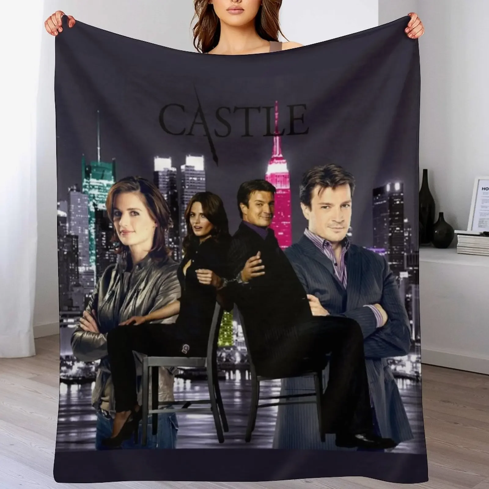

Castle Throw Blanket Sofas Decorative Sofas Soft Plush Plaid Bed Blankets