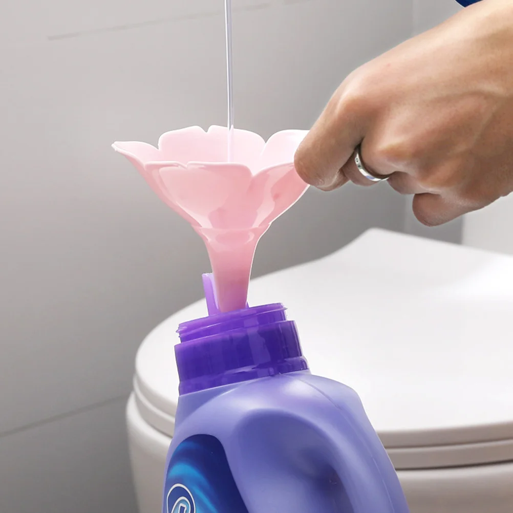 Embudo de plástico de primera calidad, herramienta de cocina de Material PP para cocinar salsa de soja, transferencia de aceite, suave, ligero, fácil de limpiar