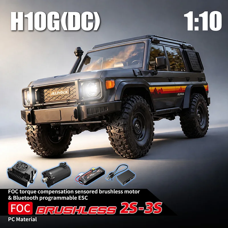 MJX H10G 1：10 Scale 4WD RC Crawler Brushless Off Road Truck RTR Waterproof Remote Control Vehicle Toy Gift