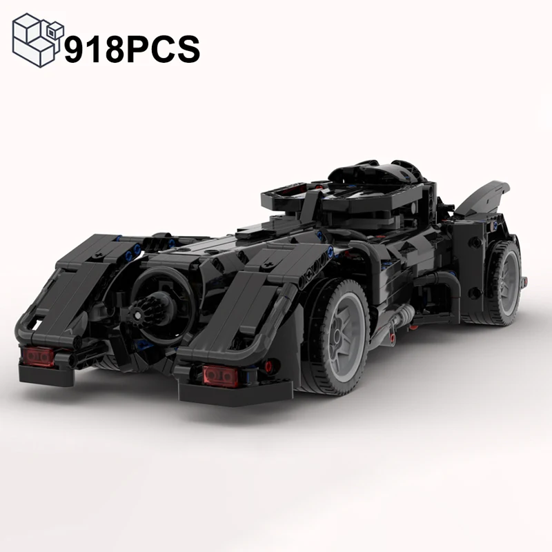 

MOC 918PCS 1989 Batmobile Speed Sports Car Building Blocks Bat Racing Vehicle Model Bricks Puzzles Toys Gifts For Boys Children