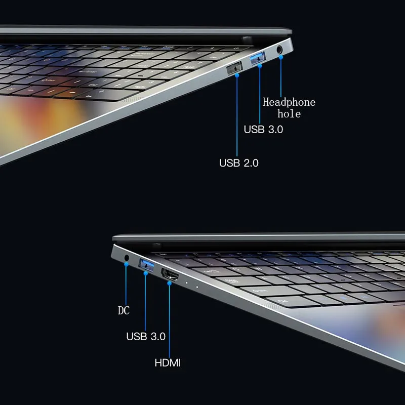 Windows 10/11 노트북 15.6 "1920x1080 FHD IPS 디스플레이 8/16/32GB RAM 128G/2562G/512G/1T SSD 인텔 I5-8279U