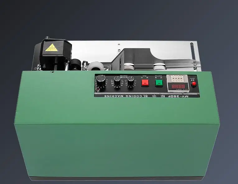 Máquina de codificación automática de 220V y 110V, impresora de bolsas de plástico, impresora de fecha, máquina de codificación de tinta ZY-380F