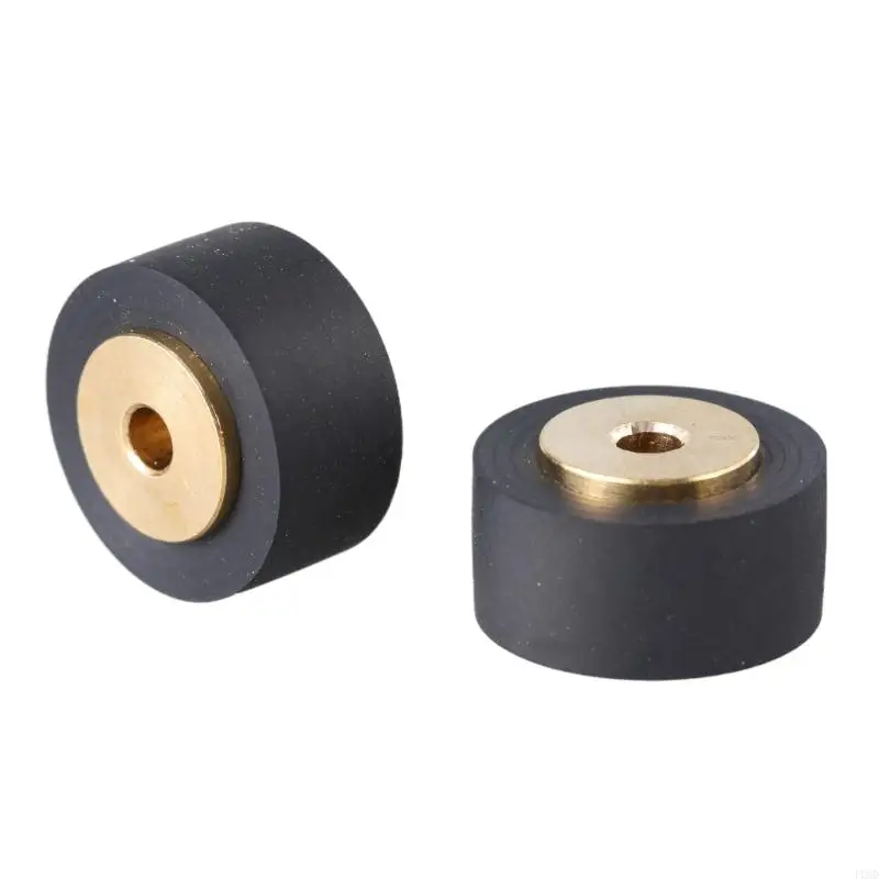 J1HD Pinch Roller Rubber Bearing Tape Belt Pulley for Tape Recorder Replace