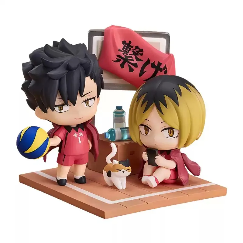 

Haikyuu!! GSC Kozume Kenma Kurō Tetsuro q-version Original genuine PVC Action Anime Model Toys Figure Collection Doll Gift