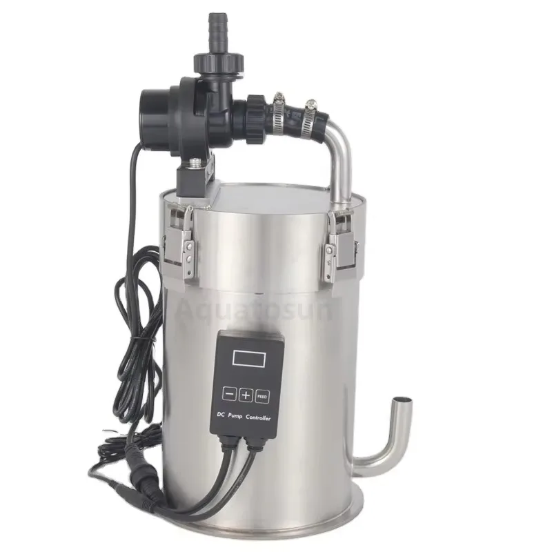 

Premium Quality Eco-Friendly 304 Stainless Steel External Aquarium Fish Tank Filtration Canister Filter