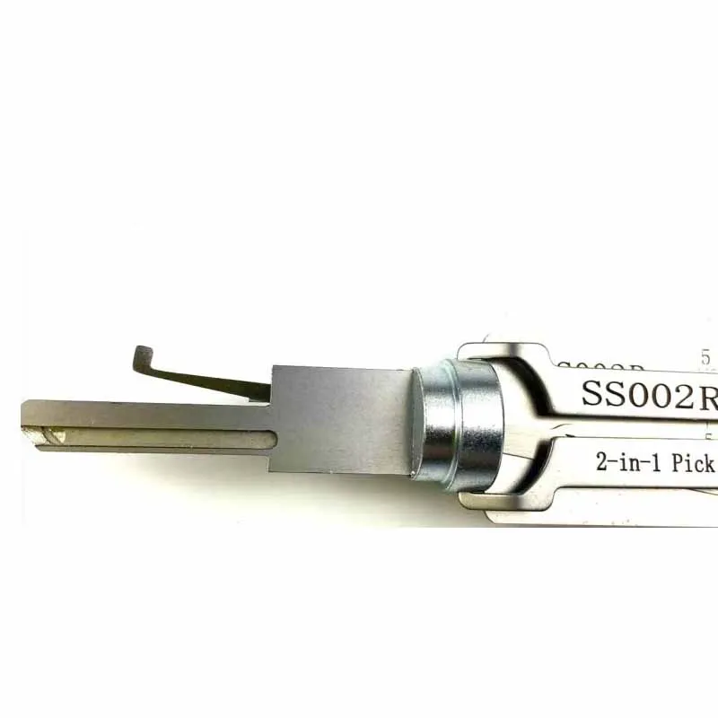 1PCS Lishi 2-IN-1 SS002 SS002R Decodificatore Chiave Anti-S Groove Pick & Decord per Serratura di Controllo Elettrico, Serratura Strumento Apri Fabbro