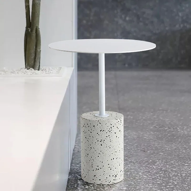 Table Basse Basse Nordique, Design Moderne, Coins Ronds, Salon, Or, Table Basse Ronde, SY50CT