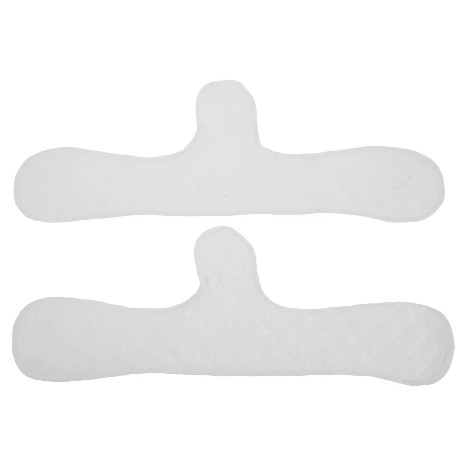 

2Pcs Reusable Cotton Sweat Pads Bra Liners Absorbent Breathable Moisture Control Inserts for Workout Comfort Wear