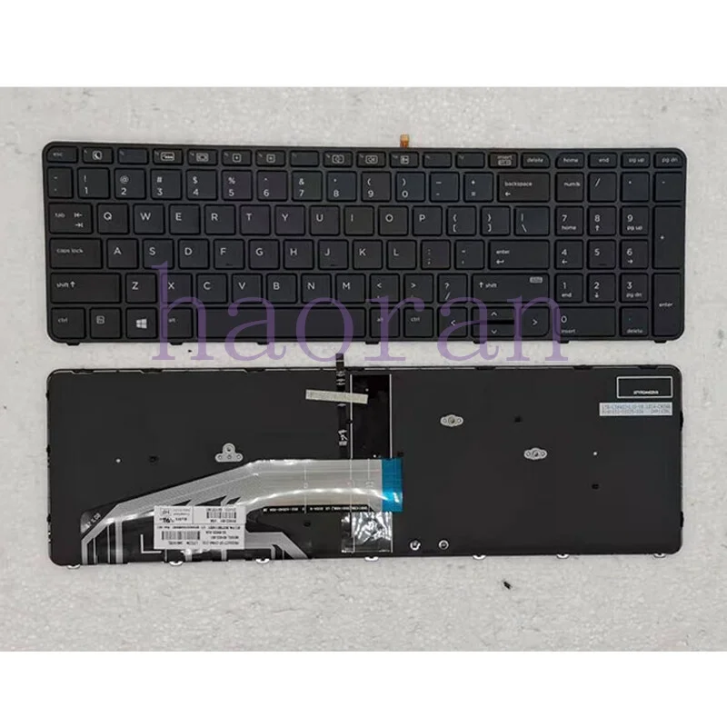 

Клавиатура с подсветкой для ноутбука HP ProBook 450 G3/455 G3/470 G3 650 G2