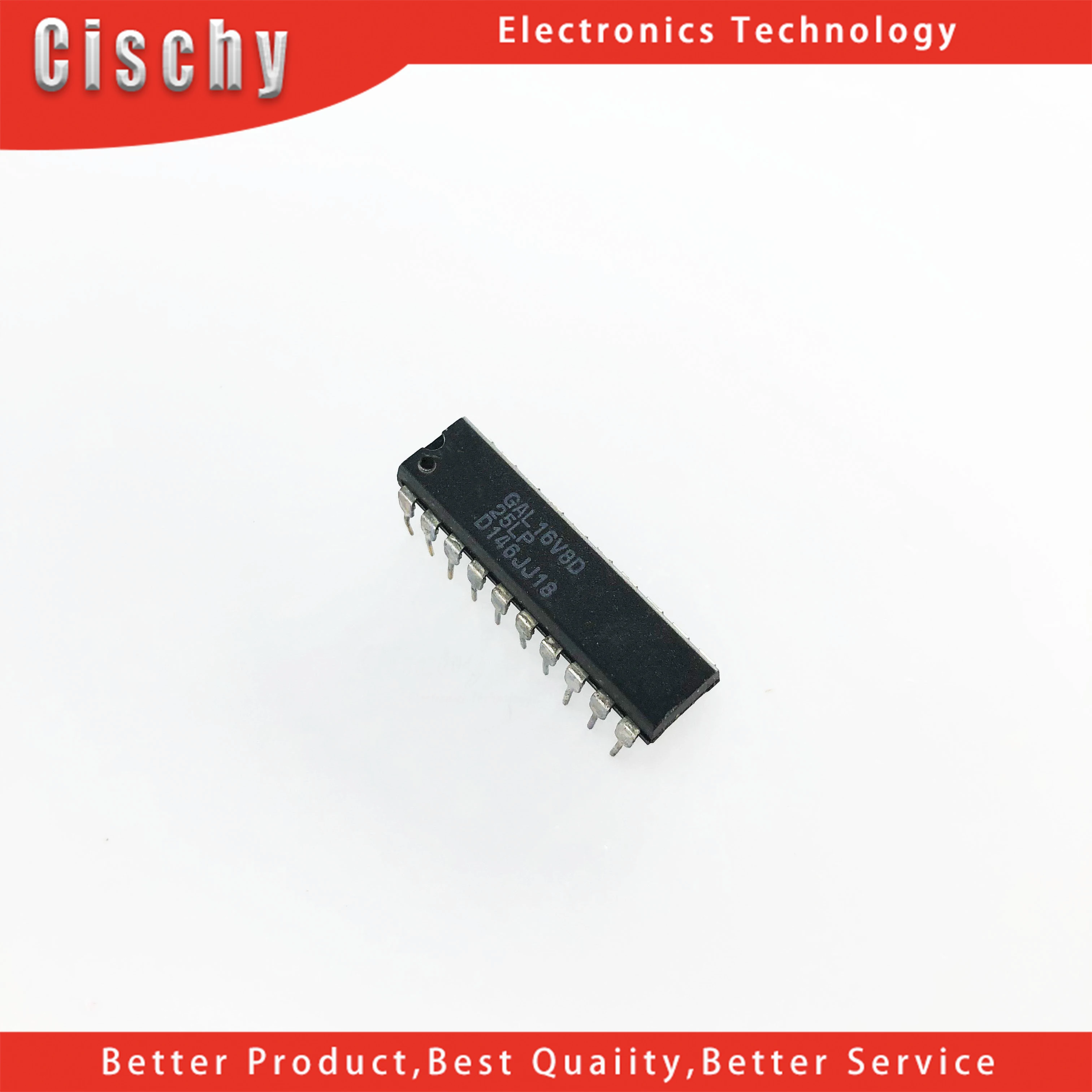 10pcs/lot GAL16V8 GAL16V8D GAL16V8D-15LP GAL16V8D-15LPN DIP20 GAL16V8D-25LP GAL16V8D-7LP GAL16V8D-25QP