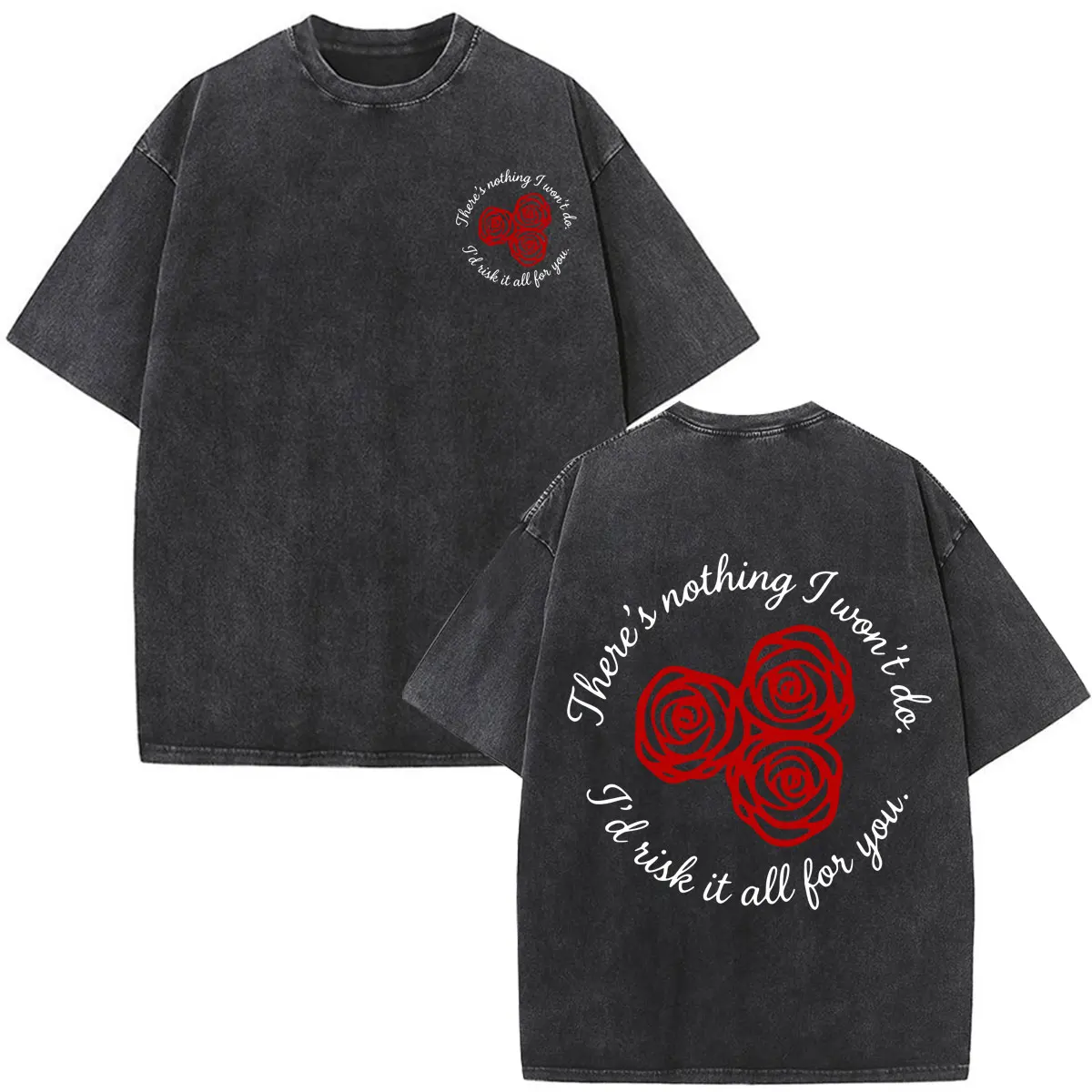 Bruno Mars The Romantic Tour 2026 Print Vintage Washed T-shirt Man Woman Fashion T-shirts Short Sleeve Casual Cotton T-shirts