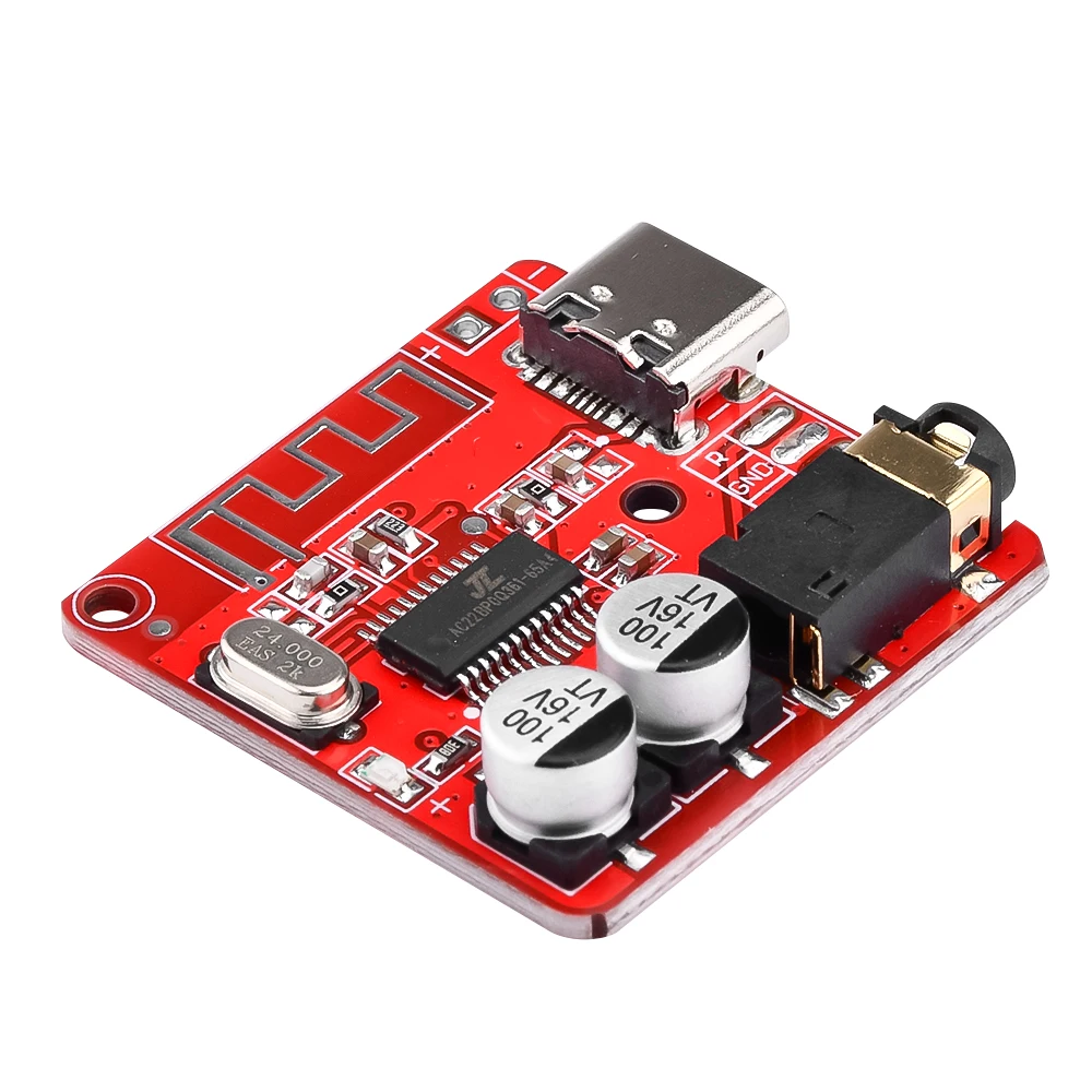 MP3 WAV Decoding Board para carro, amplificador de alto-falante, módulo receptor de áudio, suporte A2DP, AVCTP, AVDTP, AVRCP, HFP, 3 W, BT5.1