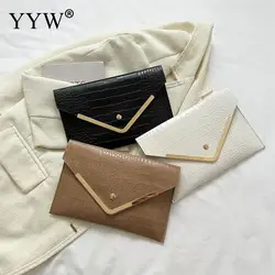 Women Wallets Fashion Lady Luxury Crocodile Women Clutch Bags Brand Design Envelope Bag Clutch Purse Woman Underarm Clip Bag