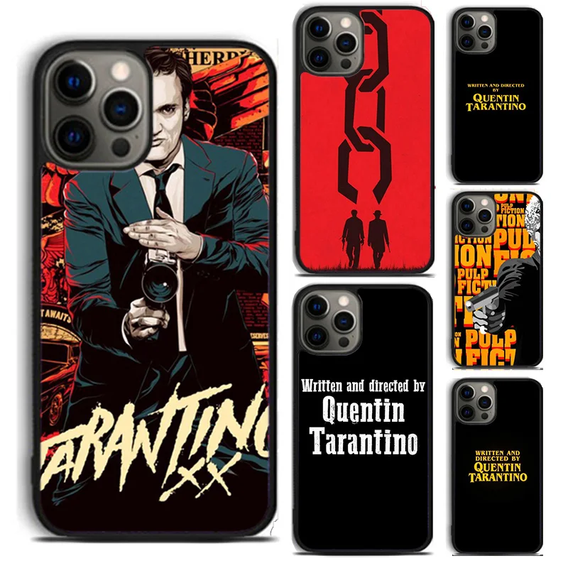 Written Directed Quentin Tarantino phone Case For iPhone 16 15 14 Plus XR XS apple 16 11 12 13 mini Pro Max coque