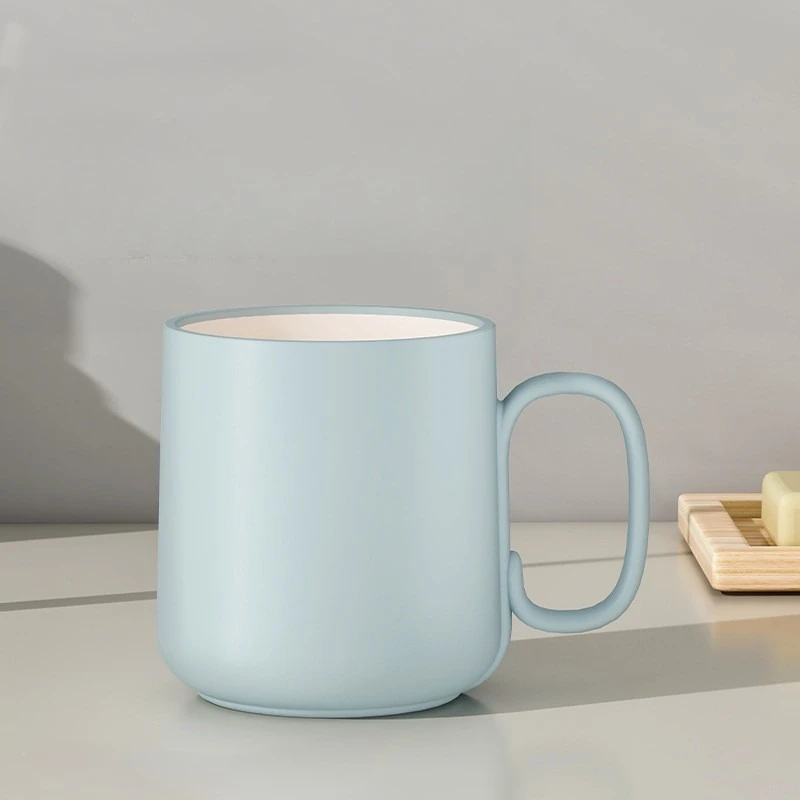 New Household Couple Mouthwash Cup Bathroom Tooth Brushing Mug Multi Purpose Toothbrush Holder Wash Cup For Family Dorm Hotel
