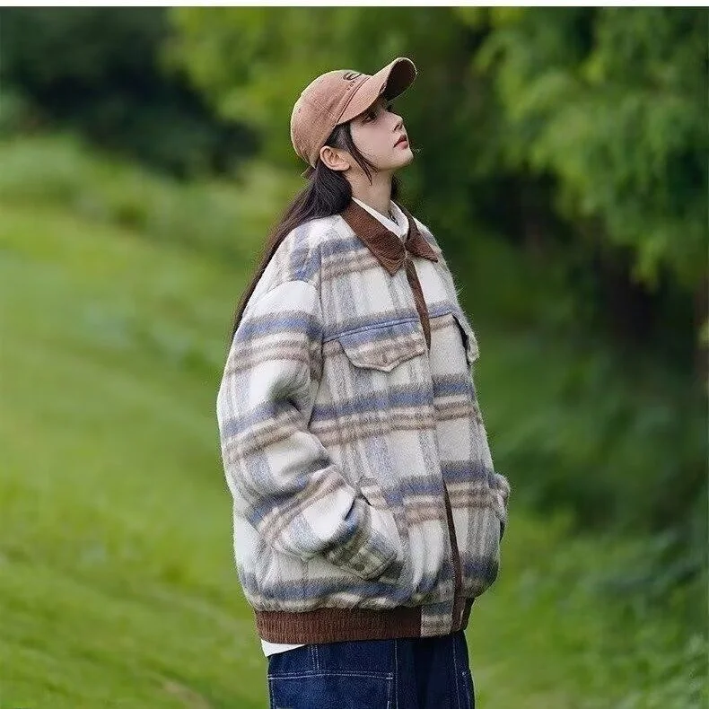 Весенне-осеннее свободное мужское джинсовое уличное пальто в стиле Харадзюку, модное корейское повседневное пальто для подростков