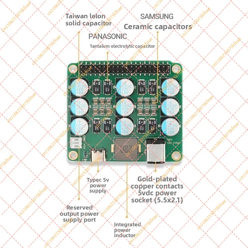 filtre-d'alimentation-cc-et-module-de-reduction-du-bruit--carte-d'extension-audio-haute-fidelite-compatible-avec-raspberry-pi-4-et-pi-5
