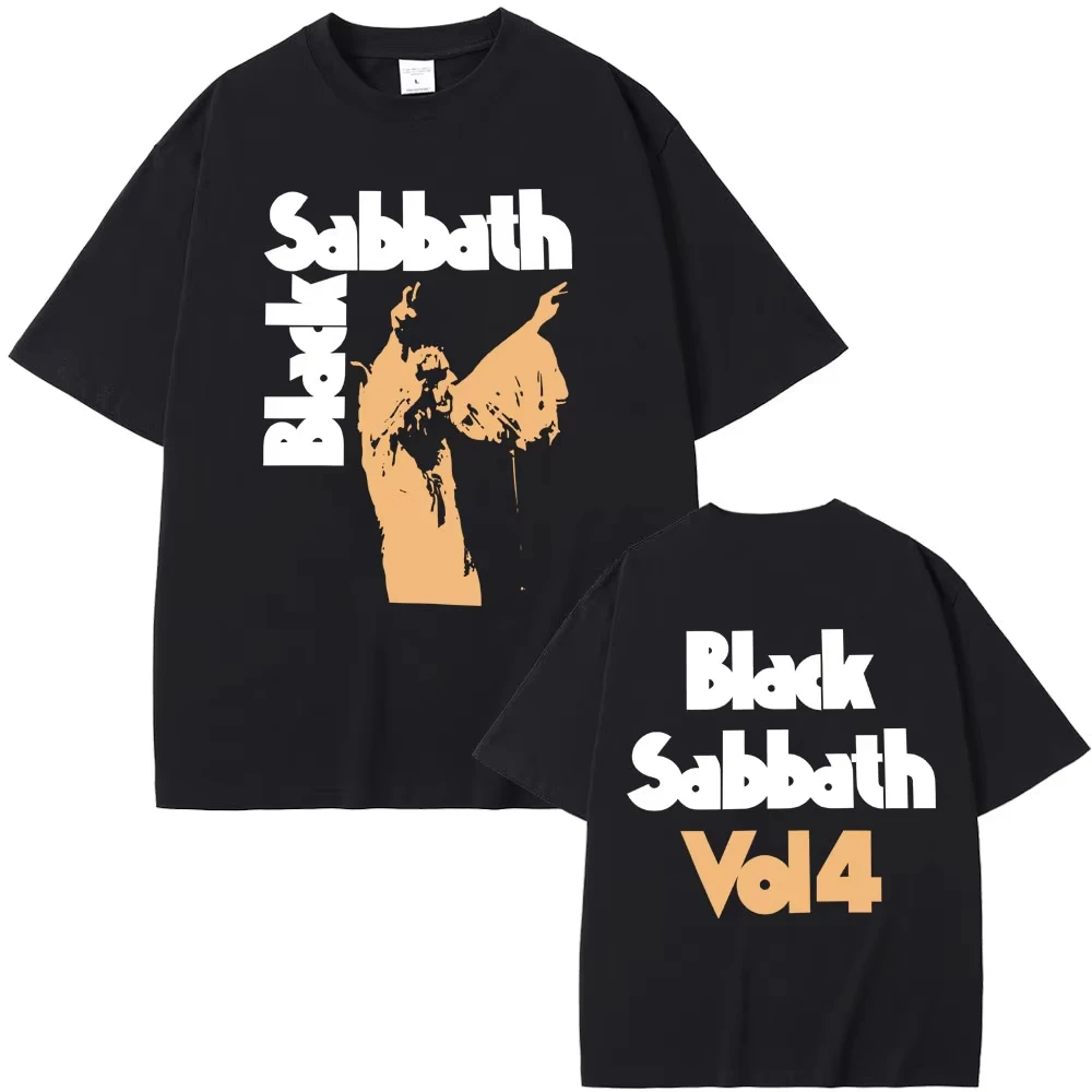 Mr. / Mrs. / Heavy Metal Rock Band T-Shirt / Herren / Street / Retro Baumwoll-T-Shirt / Black Sabbath / Ozzy Osbourne