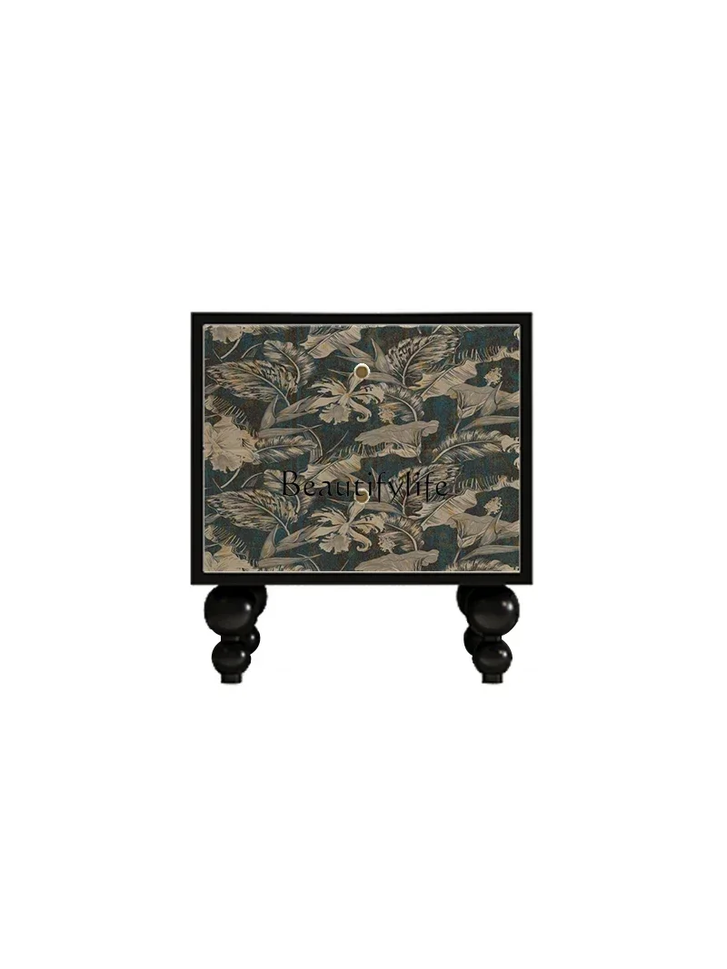 

LD33French solid wood drawer locker decorative locker multi-functional