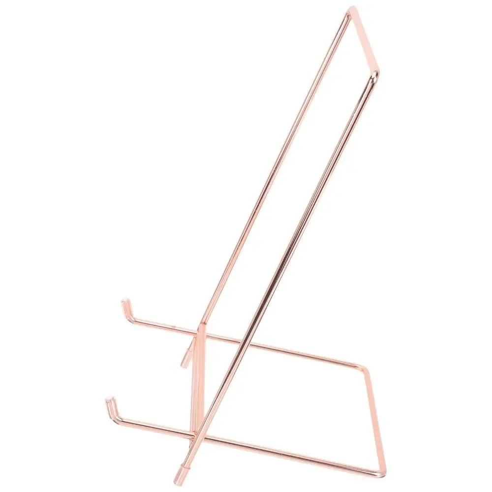 

Metal Magazine Display Stands Iron Art Storage Ornaments Plate Stands Desk Decoration Detachable Phones Pedestal Holder Tabletop