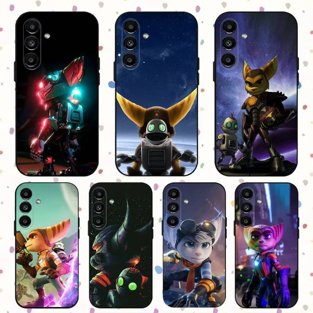 

R-Ratchet Clank Phone Case For Samsung S24,S21,S22,S23,S30,Ultra,S20,Plus,Fe,Lite,Note,10,9,5G Black Soft Cover