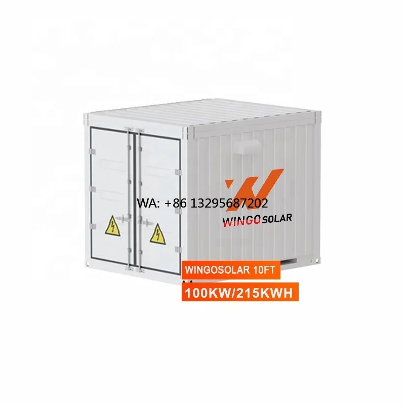 

Wingosolar Industrial 10FT 768V 280Ah 215kWh Energy Storage Container PCS 100KW Inverter Hybrid Solar Energy Storage System