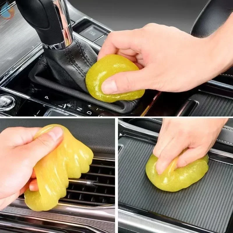 Auto Car Cleaning Pad Glue Powder Cleaner Magic Cleaner Dust Remover Gel Home Computer Keyboard Clean Tool Car Cleaning 70g