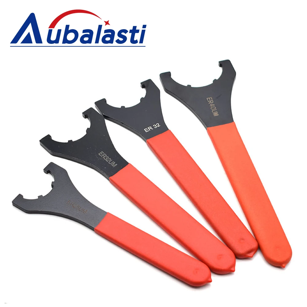 Aubalasti ER Collet Wrench ER32UM ER25UM ER40UM Collet Nut Spanner use for Collet Chuck Holder CNC Milling Tool Lathe Tools