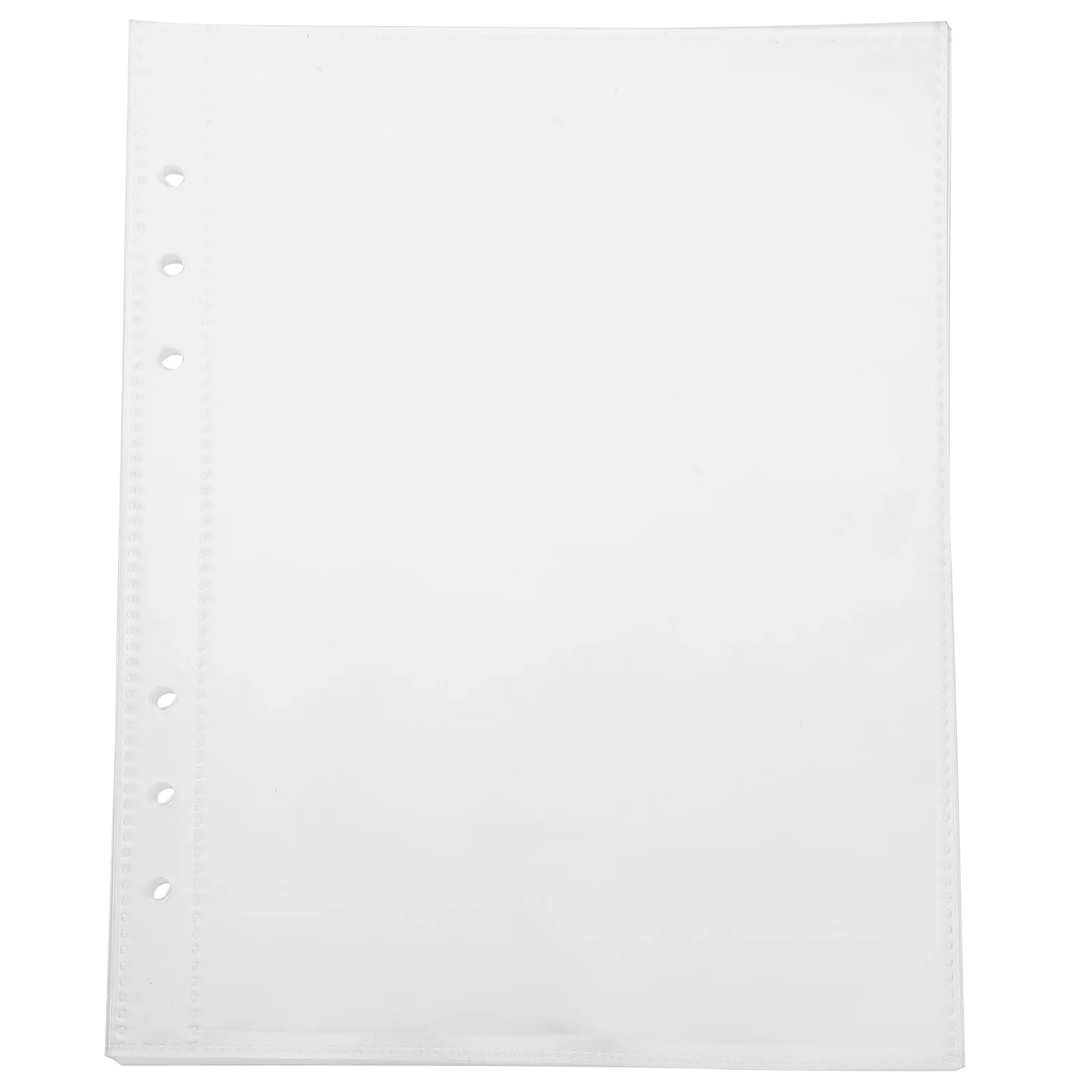 

20Pcs Multifunctional File Pockets Wear-Resistant Sheet Protectors for Photos Postcards A5 Inserts for School Work Document