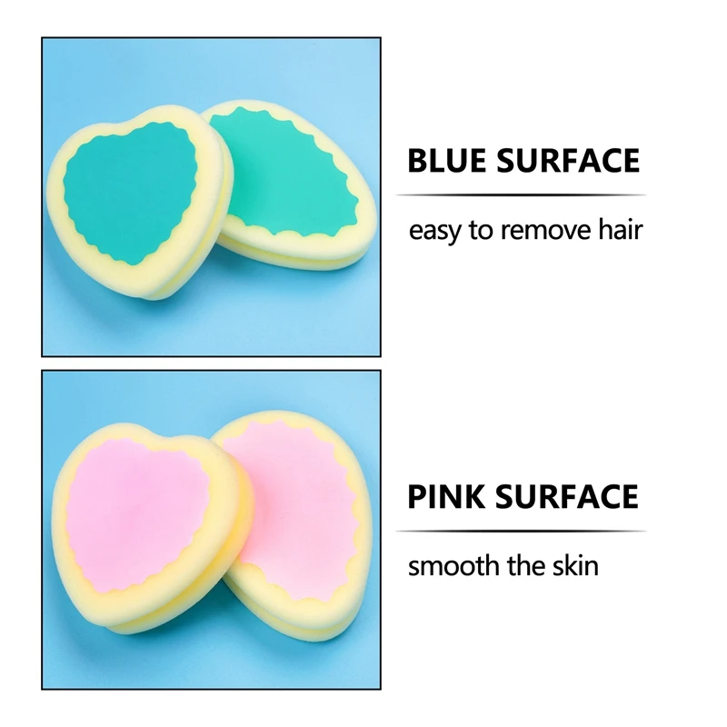 2X ยอดนิยม Magic กําจัดขน Depilation ฟองน้ํา Pad สําหรับลบใบหน้าขาแขนกําจัดขนเครื่องมือเครื่องกําจัดขน