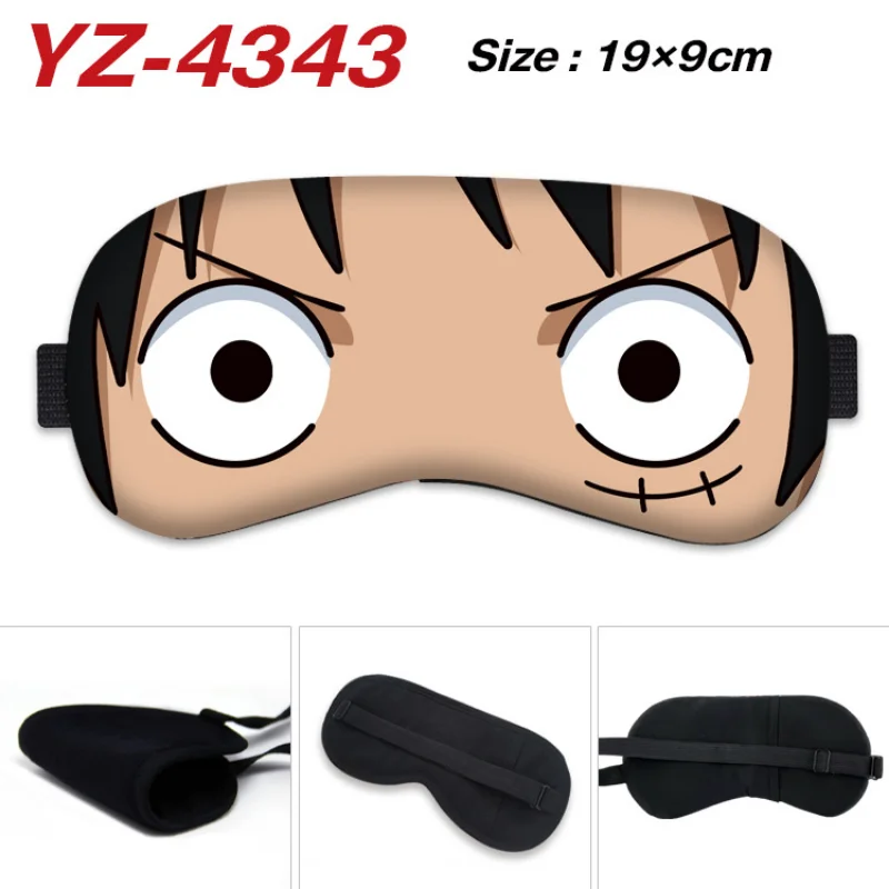 Anime ONE PIECE Luffy Zoro Sanji Cosplay Eyepatch Unisex Blindfold Kawaii Eye Mask Eyeshade Xmas Birthday Halloween Gift - view 3