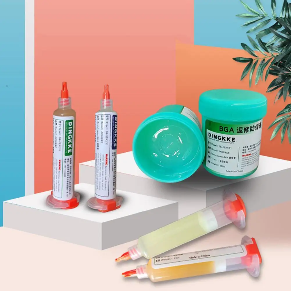 Solda Colar Extrusora Fluxo para Solda, LED, SMD, IC, PCB, Reparação iPhone, Acessórios de Solda