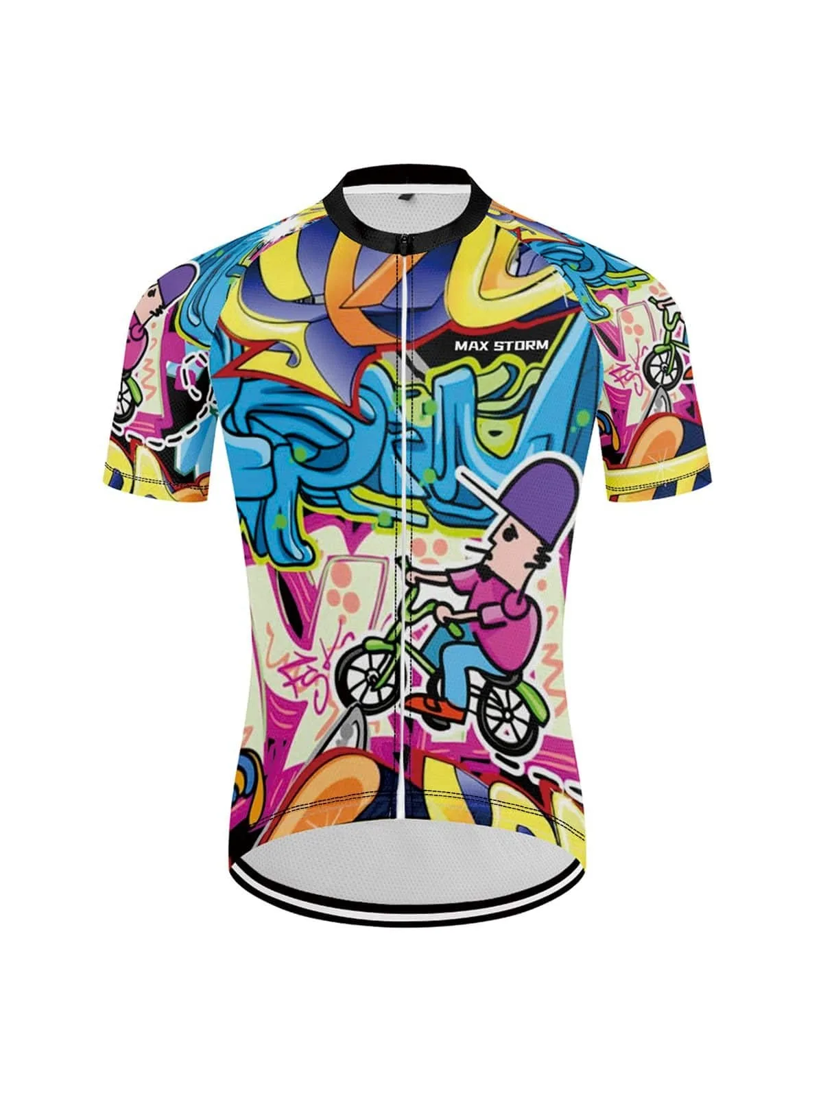 2024 cartoons cycling clothes  summer men funny bicycle shirt cycle short sleeve MTB jersey road bike clothing