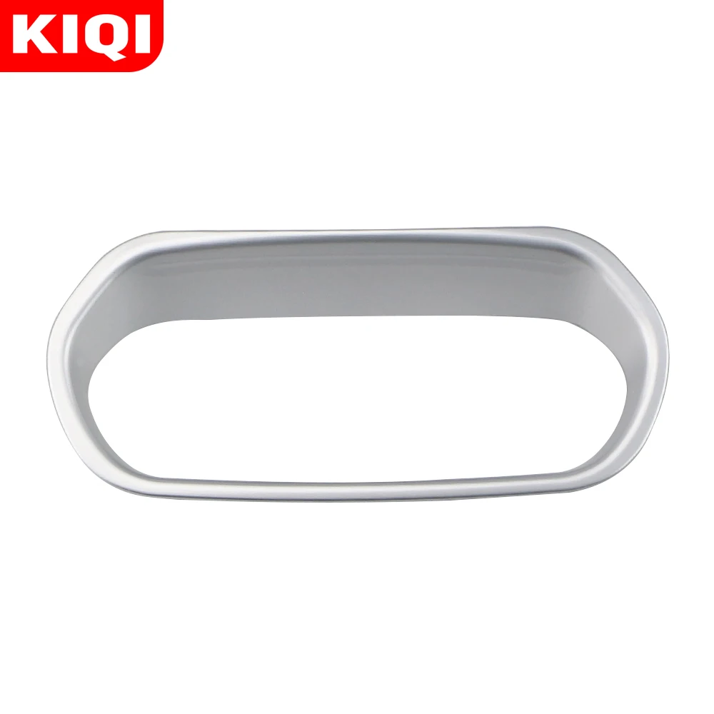 KIQI Car Air Condition Switch Button Panel Frame Cover Trim Stickers for Jeep Renegade 2014 - 2019 Car Styling Accessories