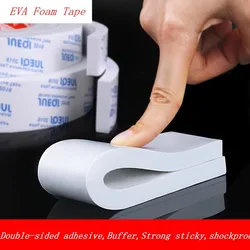 1PCS Double-sided Foam tape,EVA tape,white Black color, 5mm thickness Sealing tape,Foam sound insulation