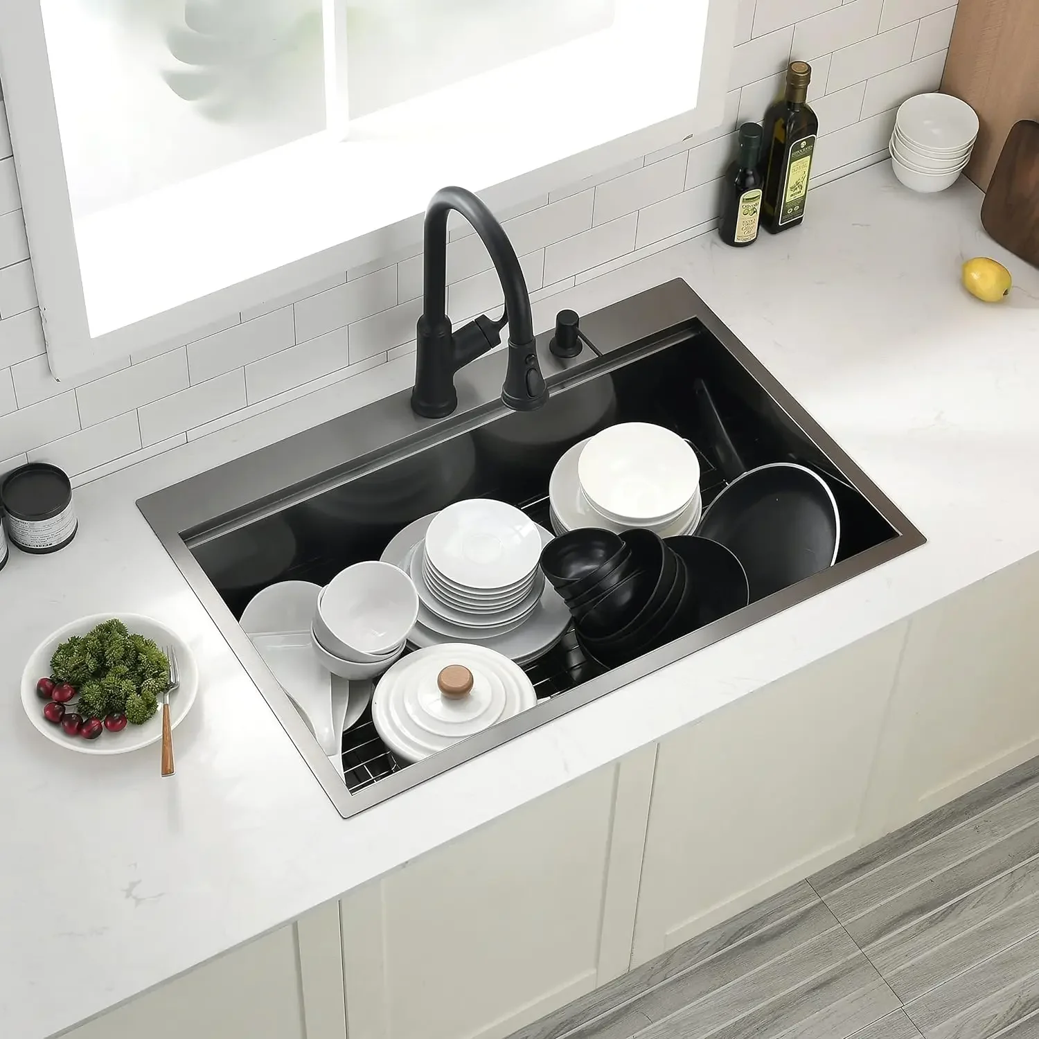 new material trends cabinet single bowl double bowl stainless hotel kitchen sink with dishwasher