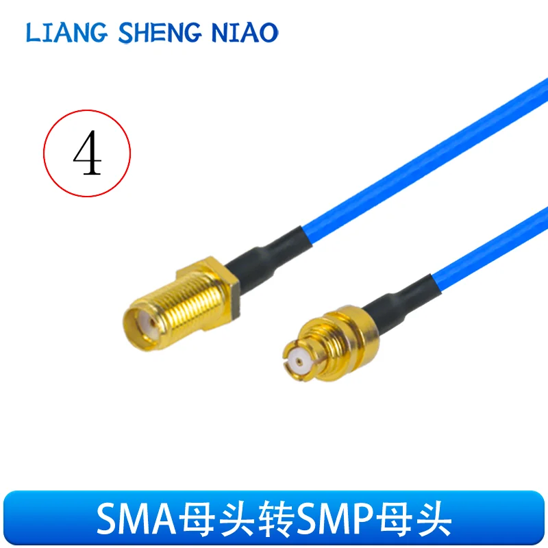 Cabo adaptador Smp para Sma Rf Rg405/086 Linha de teste de linha semi-macia Sma macho e fêmea para Smp macho e fêmea