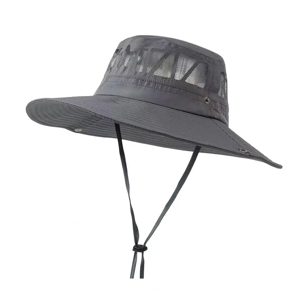 Comfortable Sun Hat for Fishing Mesh Sun Hats for Men Uv Protection Fishing Bucket Hat Wide Brim Breathable Summer Hat for Women