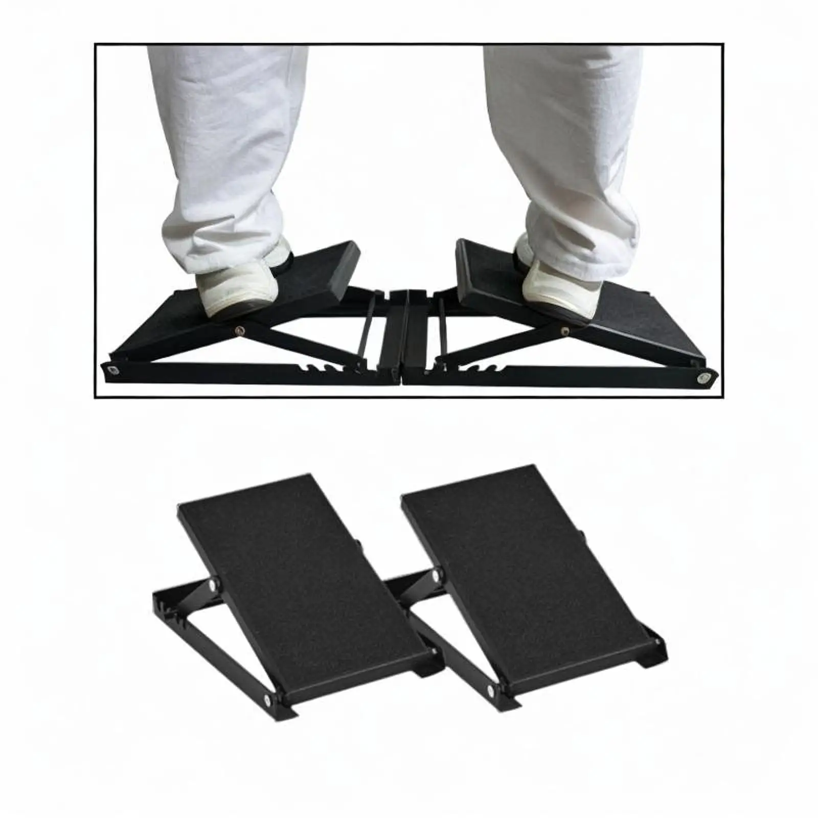 

Slant Board Calf Stretcher Folded Leg Stretching for Home Gym Fitness Sports