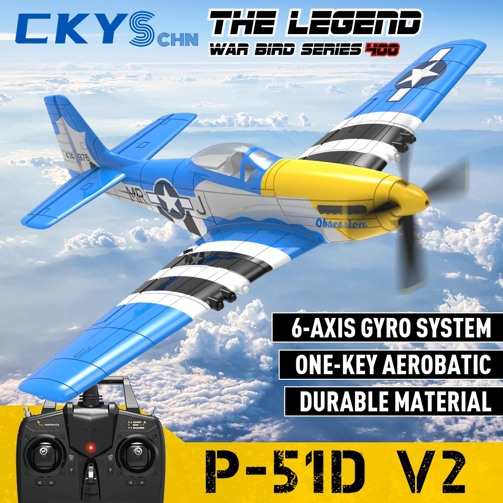 

CKYS-CHN P-51 Airbus RC plane Airplane Drone UAV Toys for boys Mini Remote control Quadrocopter Model Large model gift Fighter